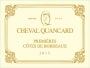 Cheval Quancard Doux Blanc 2015 Front Label