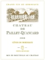 Cheval Quancard Chateau de Paillet-Quancard 2008 Front Label