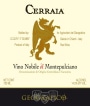 Chianti Geografico Vino Nobile di Montepulciano Cerraia 2011 Front Label
