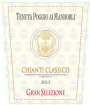 Chianti Trambusti Chianti Classico Poggio ai Mandorli Gran Selezione 2011 Front Label