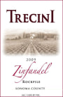Trecini Cellars Rockpile Vineyard Zinfandel 2009  Front Label