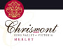 Chrismont Merlot 2012 Front Label