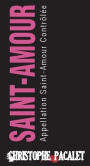 Christophe Pacalet Saint Amour 2014 Front Label