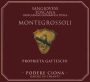 Ciona s.s. Toscana Montegrossoli 2010 Front Label