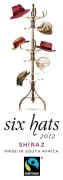 Six Hats Shiraz 2012 Front Label