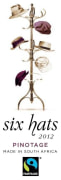 Six Hats Pinotage 2012 Front Label