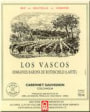 Los Vascos Cabernet Sauvignon 2000 Front Label