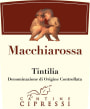 Claudio Cipressi Tintilia del Molise Macchiarossa 2010 Front Label