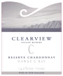 Clearview Estate Winery Reserve Chardonnay 2013 Front Label