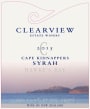 Clearview Estate Winery Cape Kidnappers Syrah 2015 Front Label