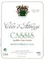 Clos Albizzi Cassis Blanc 2014 Front Label