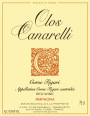 Clos Canarelli Corse Figari Amphora Rouge 2013 Front Label