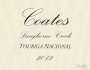 Coates Wines Touriga Nacional 2012 Front Label
