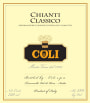 Coli Wine Chianti Classico 2014 Front Label