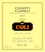 Coli Wine Chianti Classico 2009 Front Label
