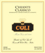 Coli Wine Chianti Classico 2008 Front Label