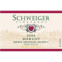 Schweiger Vineyards Merlot 2006 Front Label