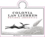 Colonia Las Liebres Colonia Las Liebres Bonarda 2013 Front Label