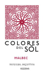 Colores del Sol Reserva Malbec 2009 Front Label