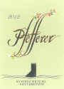 Colterenzio Schreckbichl Alto Adige Pfefferer 2012 Front Label
