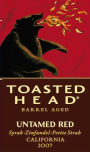 Toasted Head Untamed Red 2007 Front Label
