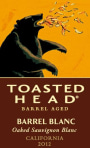 Toasted Head Barrel Blanc Oaked Sauvignon Blanc 2012 Front Label