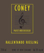 Coney Winery & Estate Rallentando Riesling 2013 Front Label