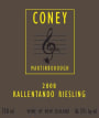 Coney Winery & Estate Rallentando Riesling 2008 Front Label
