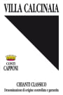 Conti Capponi - Villa Calcinaia Chianti Classico 2012 Front Label
