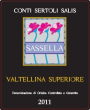 Conti Sertoli Salis Srl. Valtellina Superiore Sassella 2011 Front Label