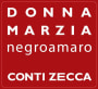 Conti Zecca Salento Donna Marzia Negramaro Rosso 2014 Front Label