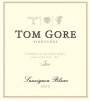 Tom Gore Sauvignon Blanc 2015 Front Label