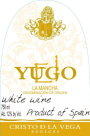 Cooperativa Cristo de La Vega El Yugo Airen 2011 Front Label