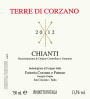 Corzano e Paterno Chianti Terre di Corzano 2012 Front Label