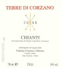 Corzano e Paterno Chianti Terre di Corzano 2008 Front Label