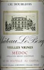 Chateau Le Boscq Medoc Vieilles Vignes 1997 Front Label