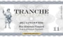 Tranche Cellars Blue Mountain Vineyard Sangiovese 2011 Front Label
