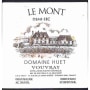 Domaine Huet Le Mont Demi-Sec 2016 Front Label