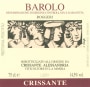 Crissante Alessandria Barolo Roggeri 2010 Front Label
