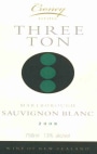 Croney Estates Three Ton Sauvignon Blanc 2008 Front Label