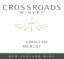 Crossroads Wines New Zealand Merlot 2007 Front Label