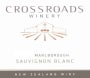 Crossroads Wines New Zealand Sauvignon Blanc 2013 Front Label