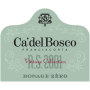 Ca' del Bosco Dosage Zero Brut 2001 Front Label