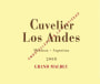 Cuvelier Los Andes Grand Malbec 2008 Front Label