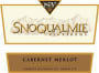 Snoqualmie Cabernet-Merlot 1998 Front Label