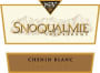 Snoqualmie Chenin Blanc 1999 Front Label