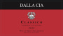 Dalla Cia Classico Cabernet Sauvignon 2014 Front Label