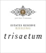 Trisaetum Estates Reserve Riesling 2012 Front Label