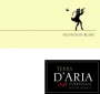 D'Aria Winery Sauvignon Blanc 2012 Front Label