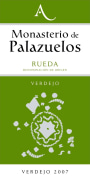 De Alberto Monasterio de Palazuelos Verdejo 2007 Front Label